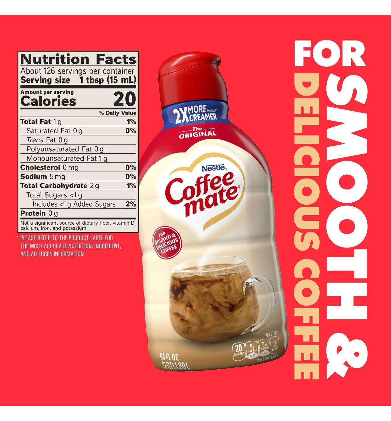 Nestle Coffee Mate Coffee Creamer - Original; image 5 of 8