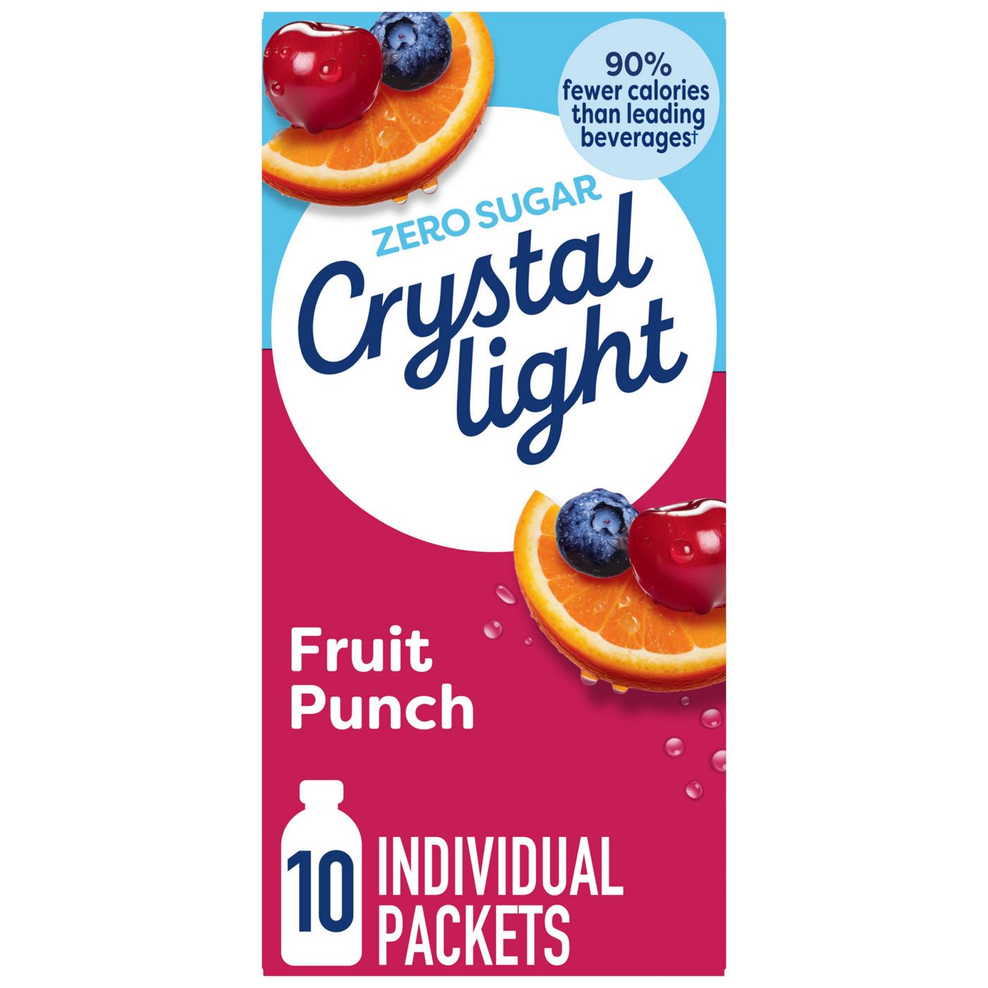 Crystal Light Fruit Punch On-The-Go Powdered Drink Mix Packets; image 1 of 5