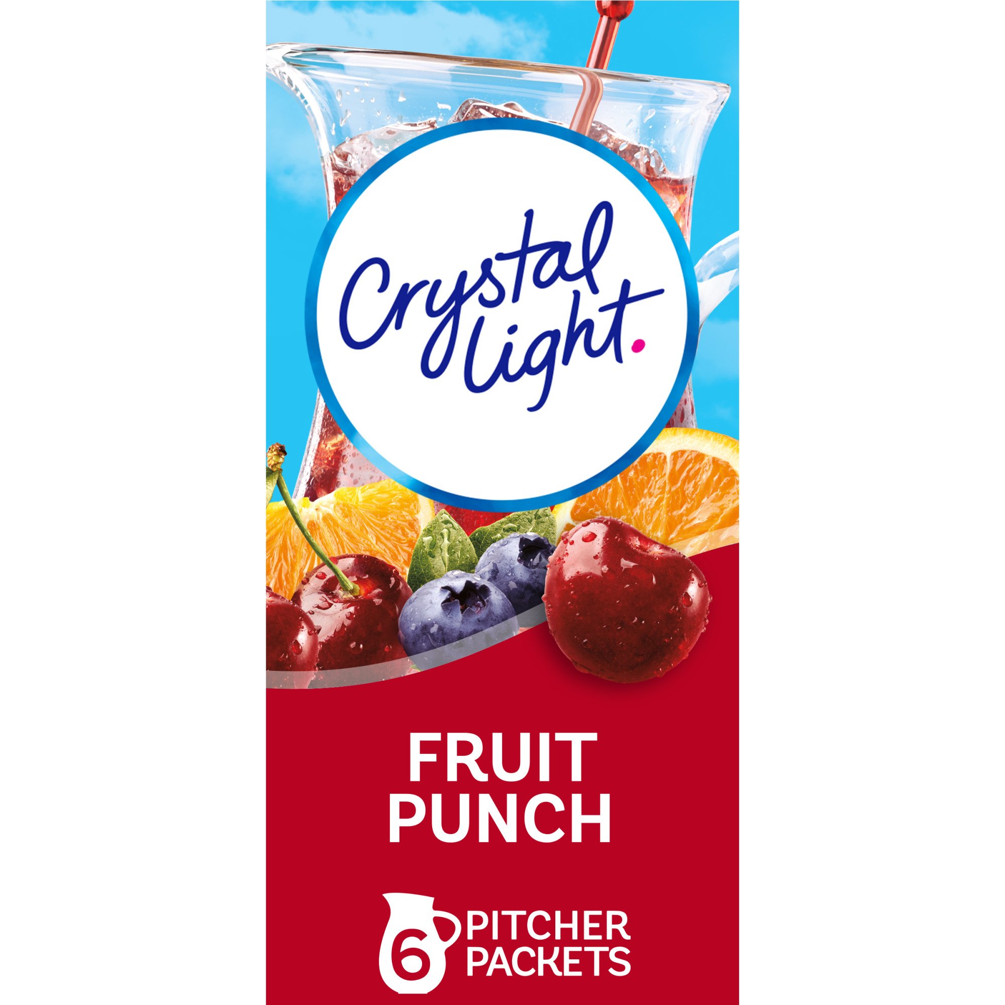 Crystal Light Fruit Punch Drink Mix - Shop Mixes & Flavor Enhancers at H-E-B