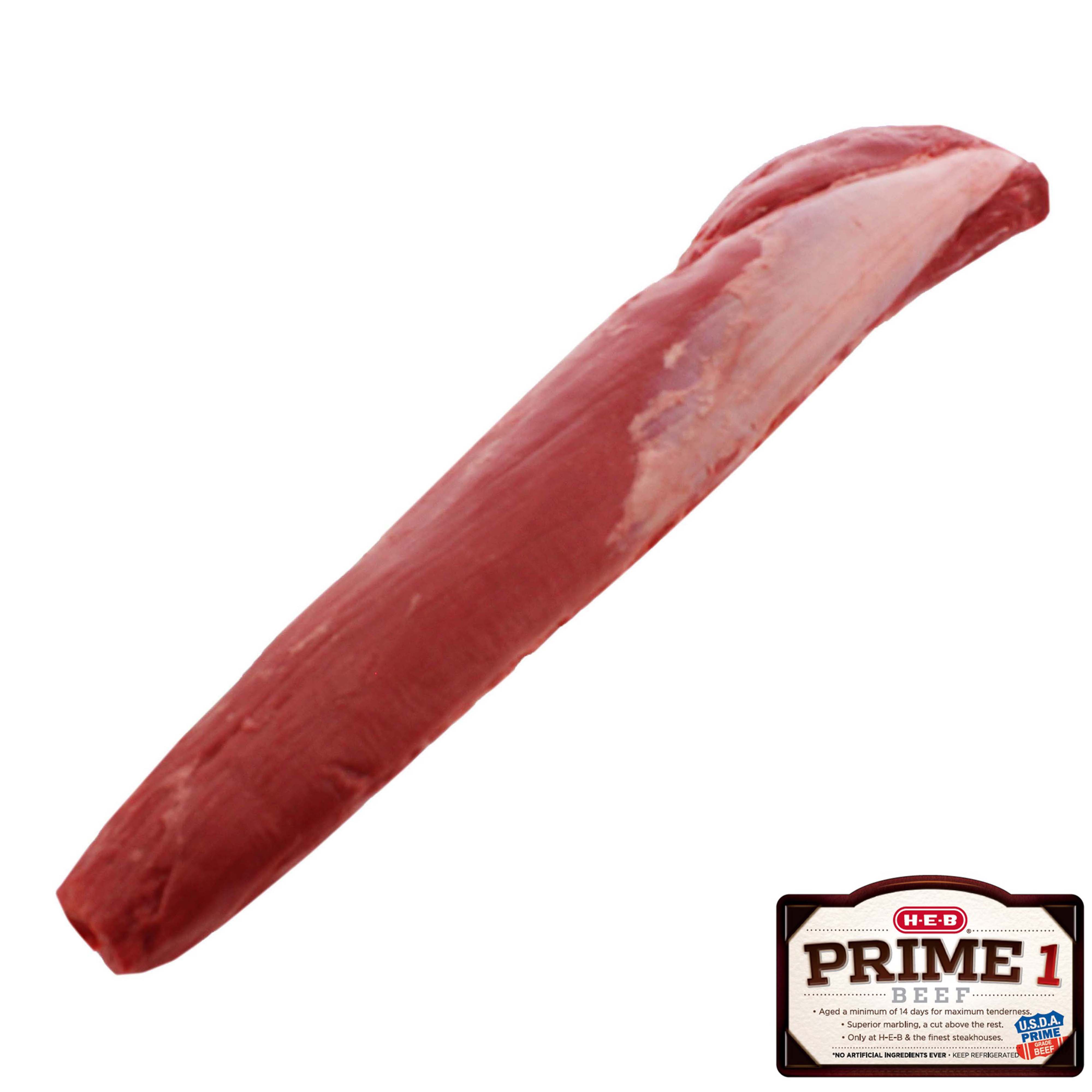 H-E-B Prime 1 Whole Beef Tenderloin