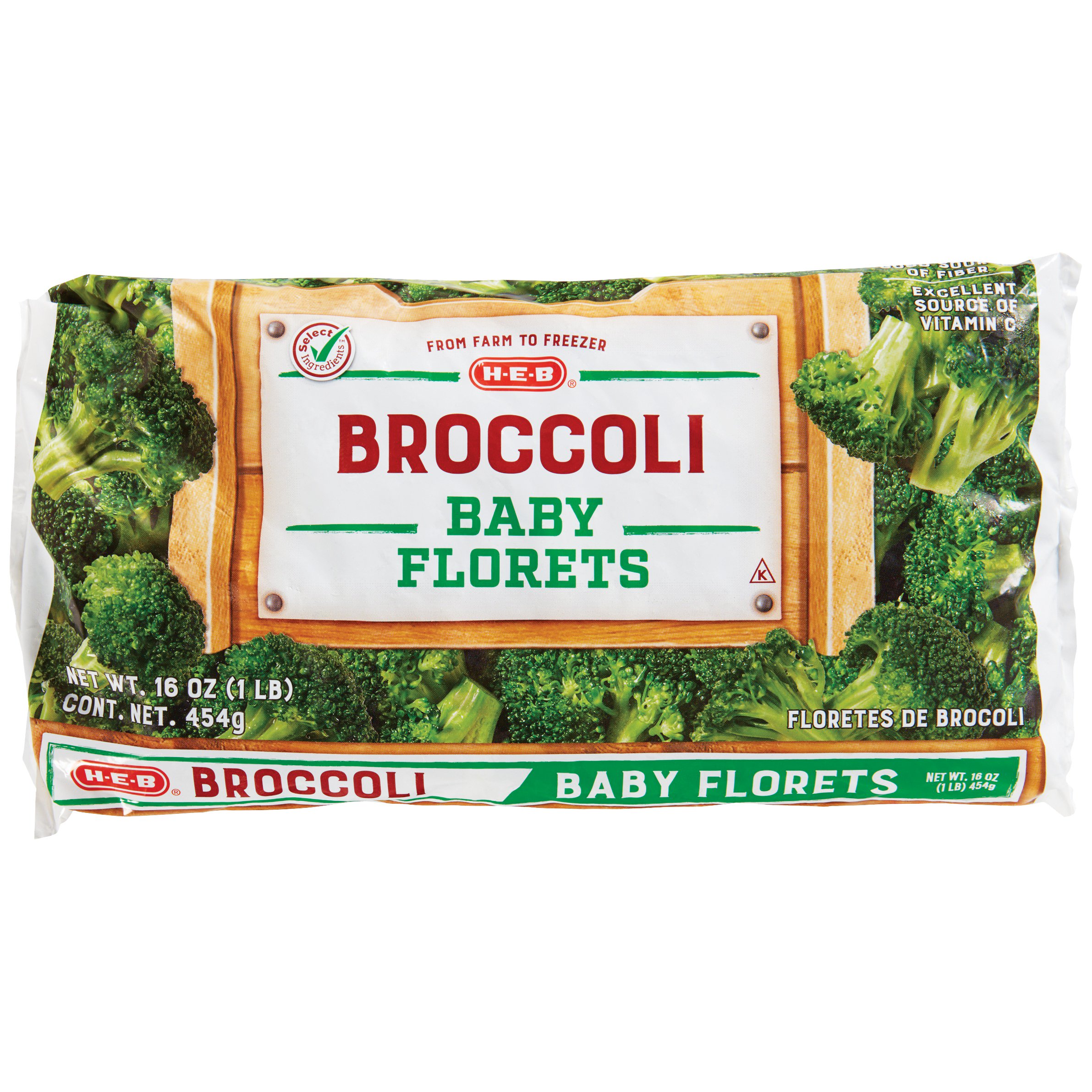 H-E-B Select Ingredients Baby Broccoli Florets - Shop Broccoli ...