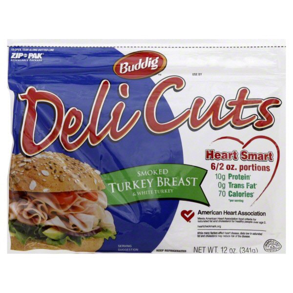 Buddig Deli Cuts Smoked Turkey Breast & White Turkey Shop Meat at HEB