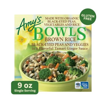 Amy's Gluten Free Black Eyed Peas, Veggies & Brown Rice Bowl