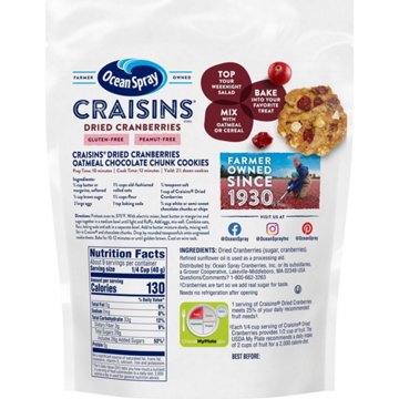 Ocean Spray Craisins Original Dried Cranberries, 12 oz