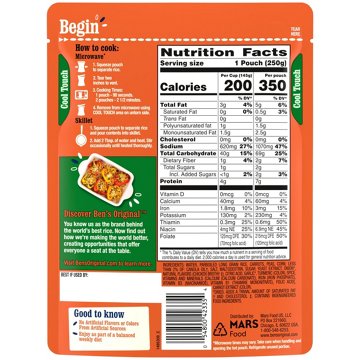 Ben's Original Ready Rice Garden Vegetable Flavored Rice