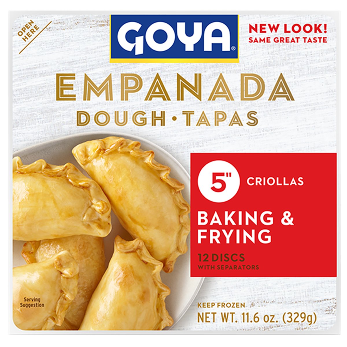 Goya Empanda Dough Criolla for Baking & Frying Shop Desserts