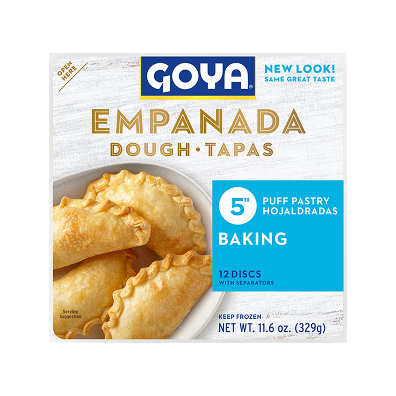 Goya Empanada Dough - Puff Pastry for Baking - Shop Desserts & pastries ...