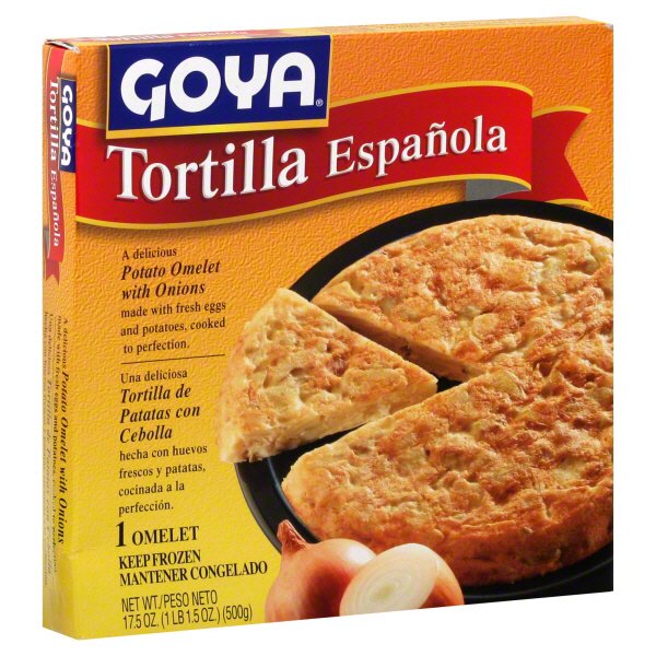 Goya Tortilla Espanola Potato with Onions Omelet Shop Entrees & Sides