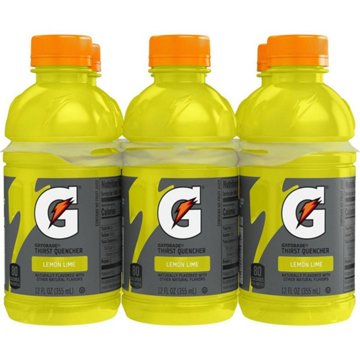 Gatorade Thirst Quencher Lemon-Lime 6 pk Bottles, 12 oz