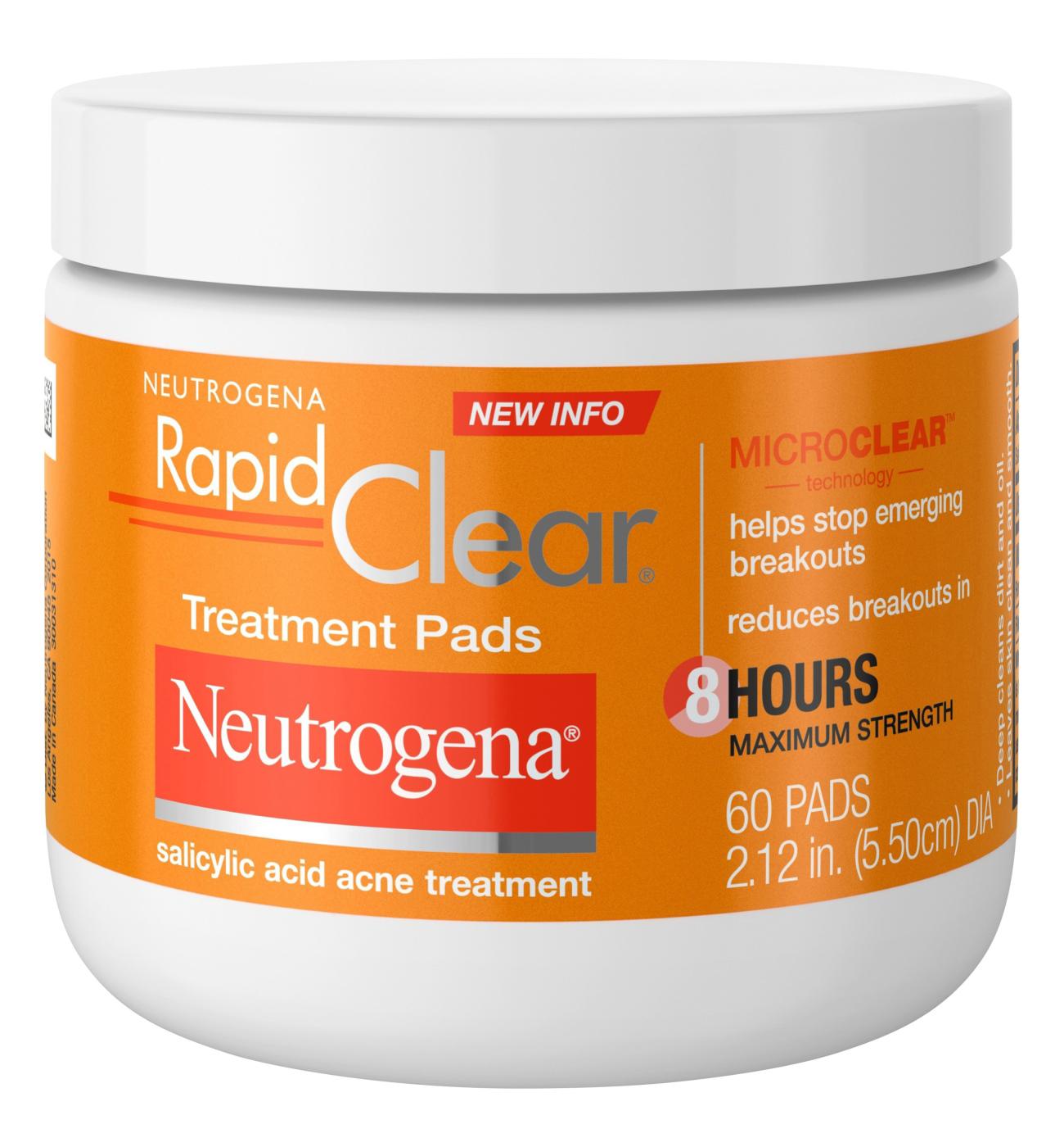 Neutrogena Rapid Clear Maximum Strength Treatment Pads; image 1 of 8
