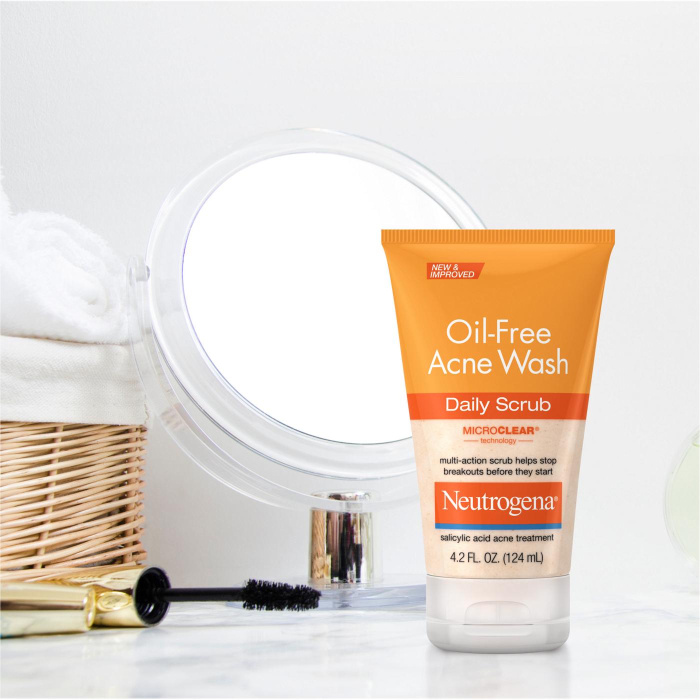 Neutrogena OilFree Acne Wash Daily Scrub Shop Facial cleansers