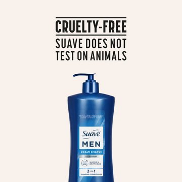 Suave Men 2-in-1 Shampoo & Conditioner - Ocean Charge