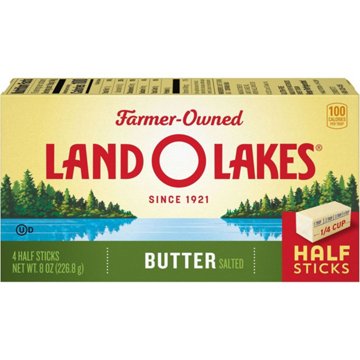 Land O Lakes Salted Butter Half Sticks, 4 ct