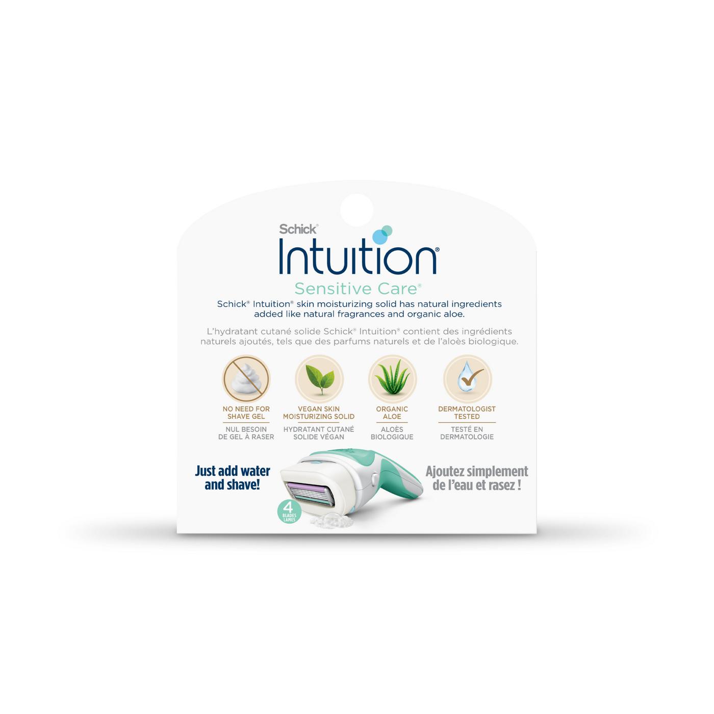 Schick Intuition Sensitive Care with Aloe Women's Razor Blades Refills; image 4 of 8
