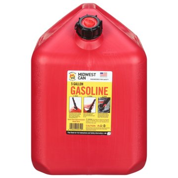 Midwest Can Safe-Flo Gasoline Can, 5 gal