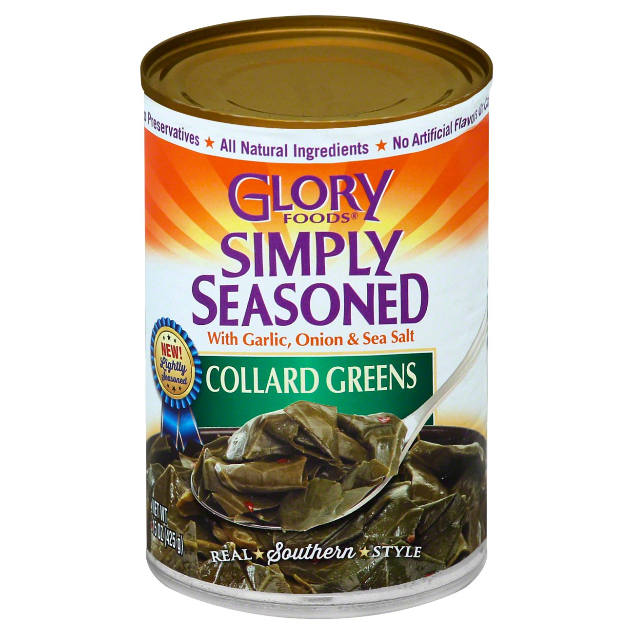 Glory Foods Simply Seasoned Collard Greens Shop Vegetables at HEB