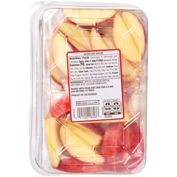 H-E-B Fresh Red Apple Slices, 5 ct