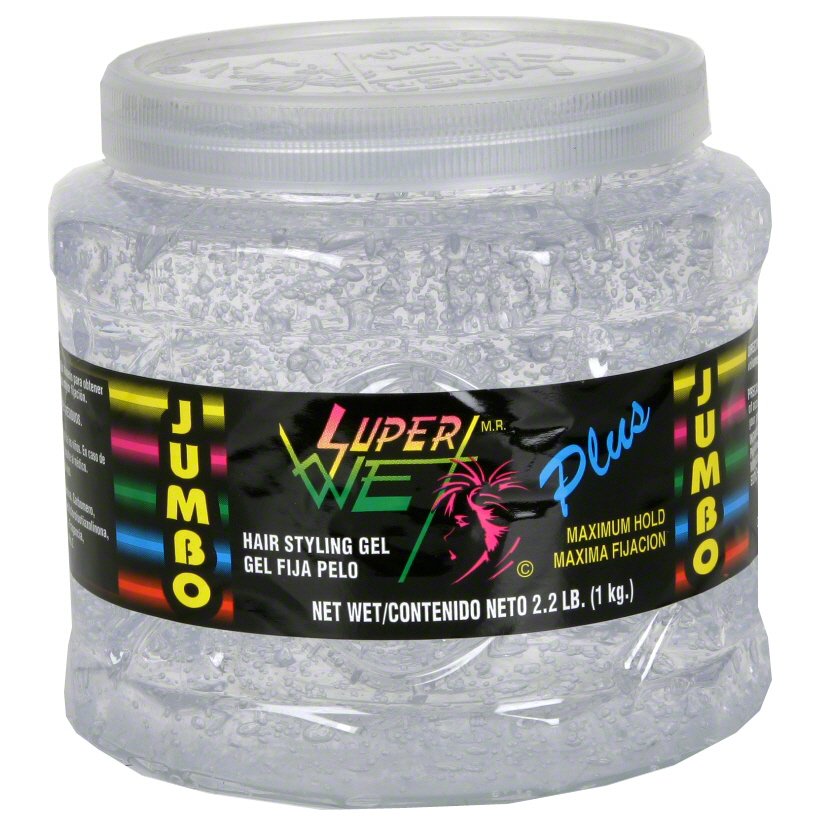 Super Wet Maximum Hold Transparent Hair Styling Gel, 35.3 oz | Low
