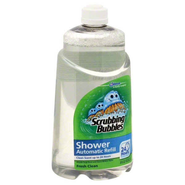 Scrubbing Bubbles Automatic Shower Cleaner High material