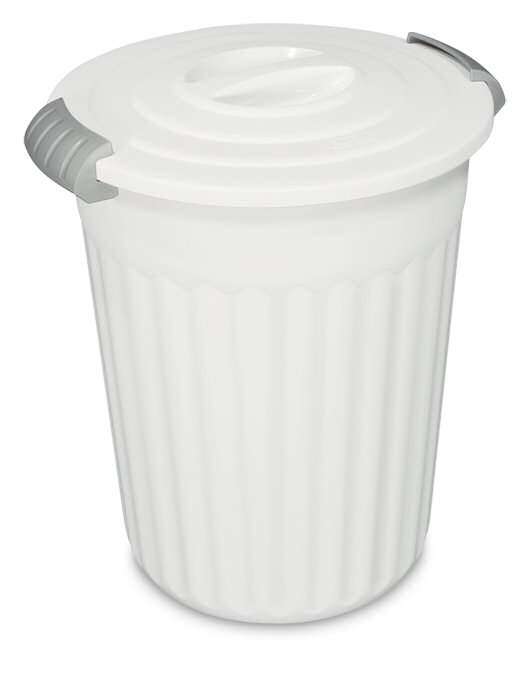Sterilite 24 Quart Latching Utility Can, White Shop Sterilite 24