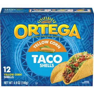 Ortega Yellow Corn Taco Shells, 12 ct