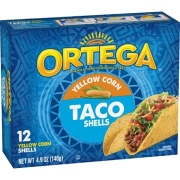 Ortega Yellow Corn Taco Shells, 12 ct