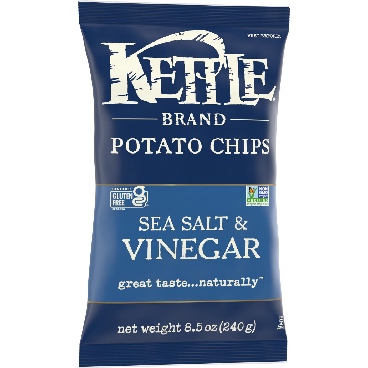 Kettle Brand Sea Salt & Vinegar Kettle Potato Chips; image 7 of 13