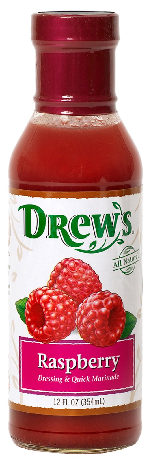 Drew's All Natural Raspberry Dressing and 10 Minute Marinade - Shop ...