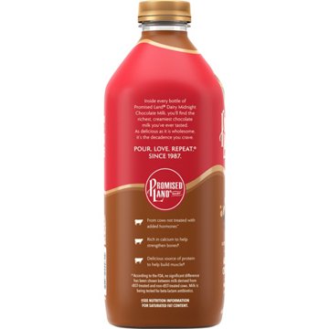 Promised Land Midnight Chocolate Whole Milk, 48 oz