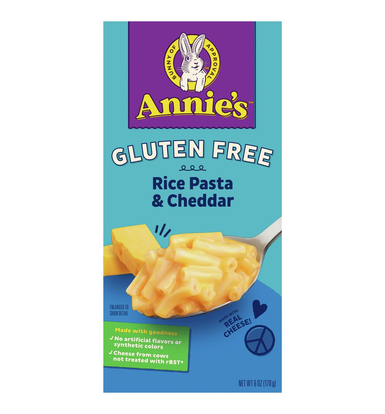 Annie's Gluten Free Rice Pasta and Cheddar; image 1 of 2