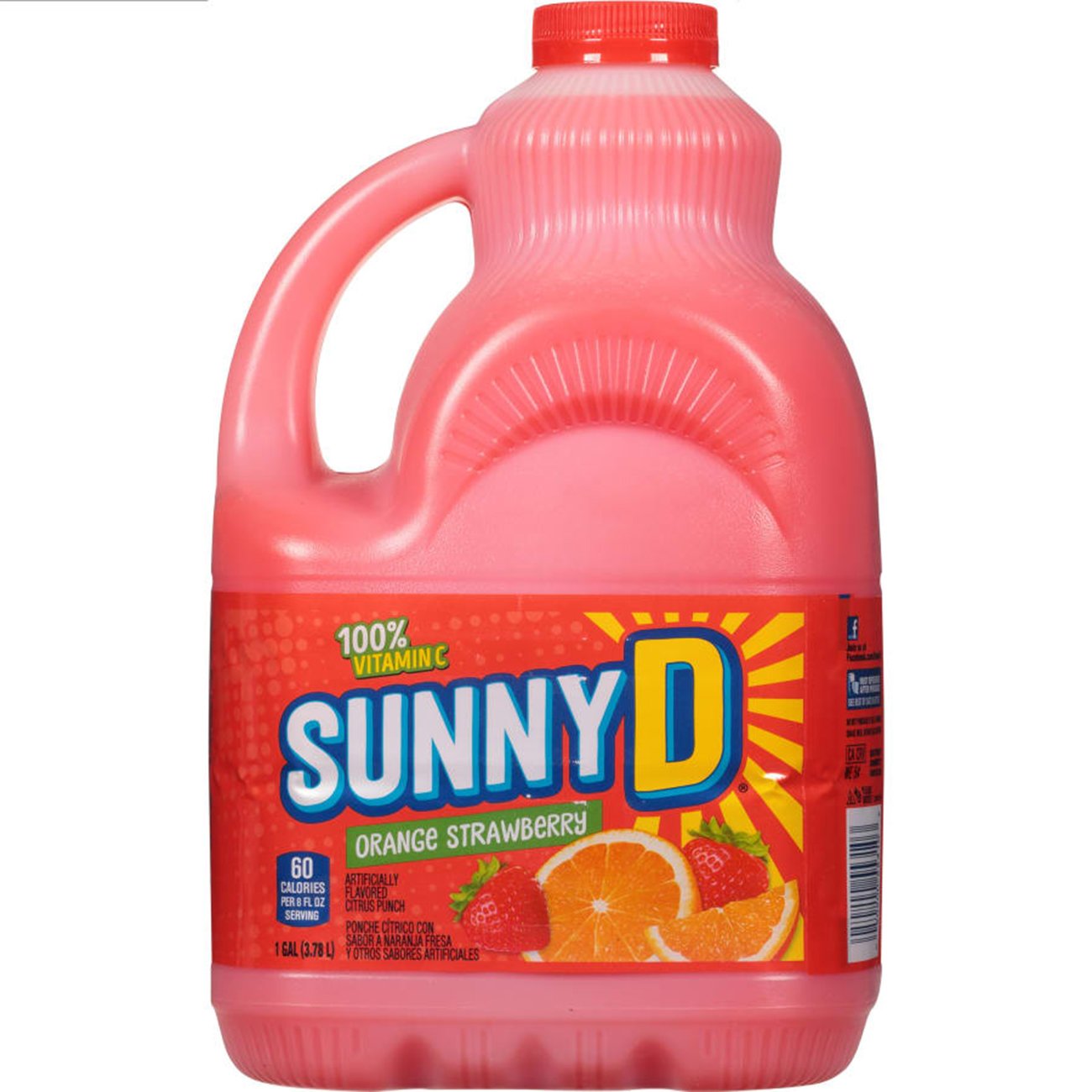 Sunny D Orange Strawberry Flavored Citrus Punch