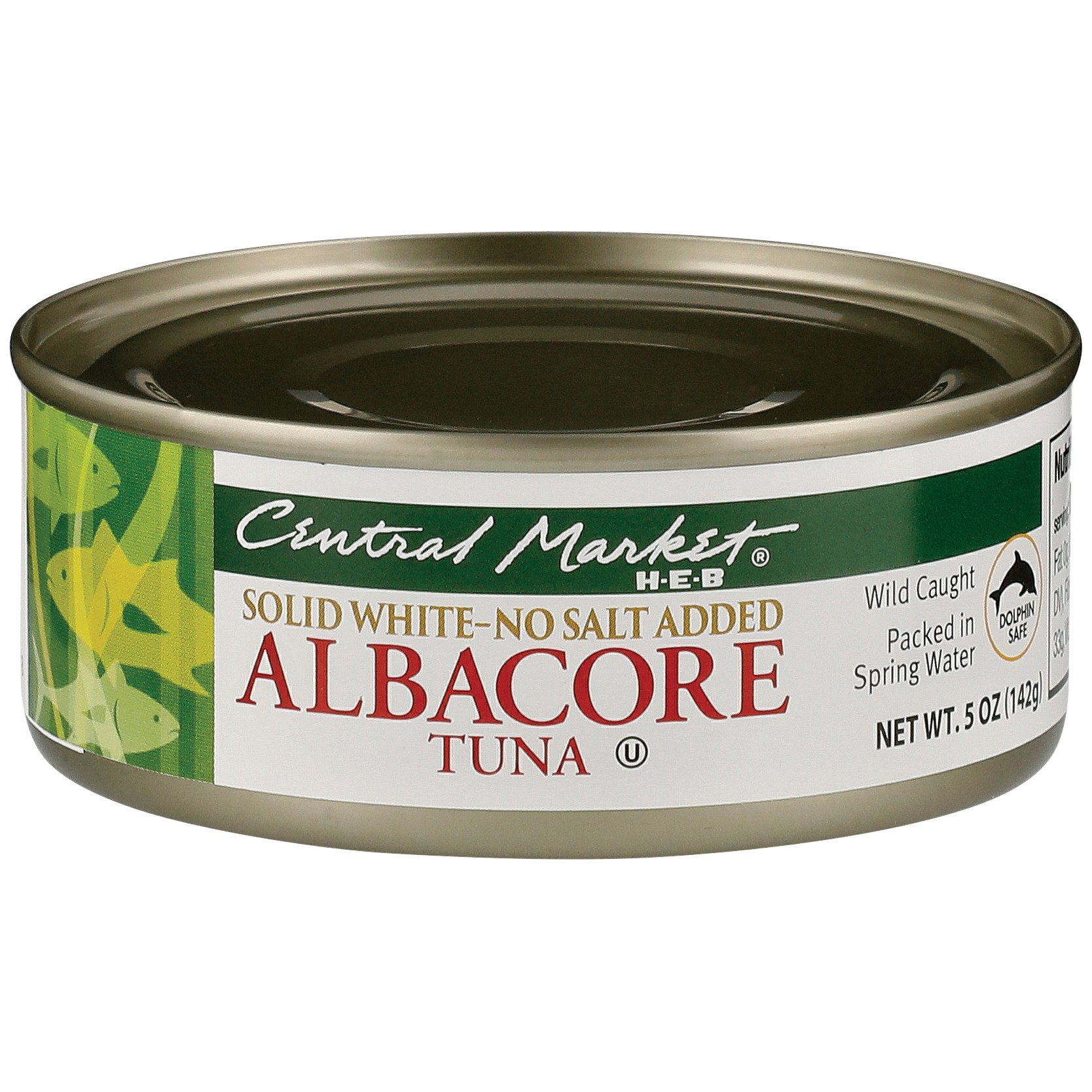 H-E-B Solid White Albacore Tuna - No Salt Added - Shop Seafood at H-E-B