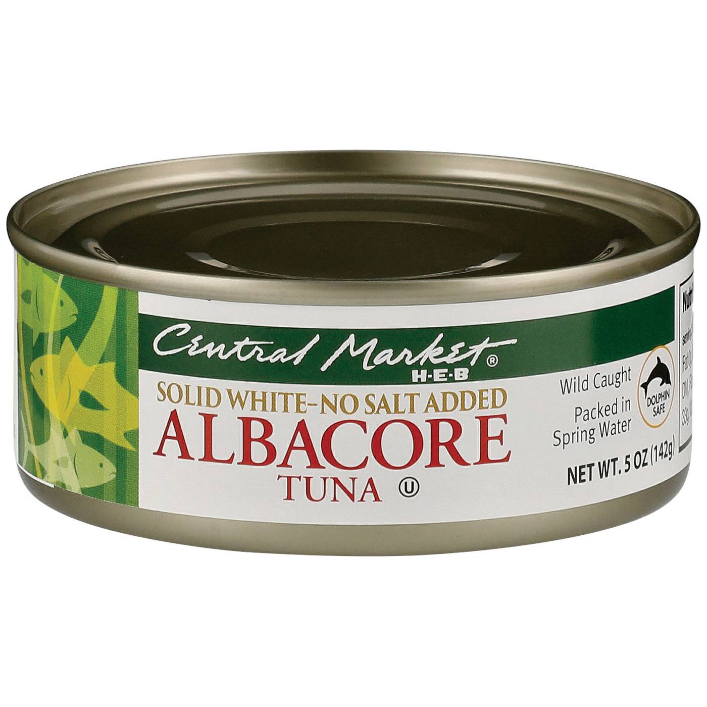 Central Market No Salt Added Solid White Albacore Tuna; image 2 of 6