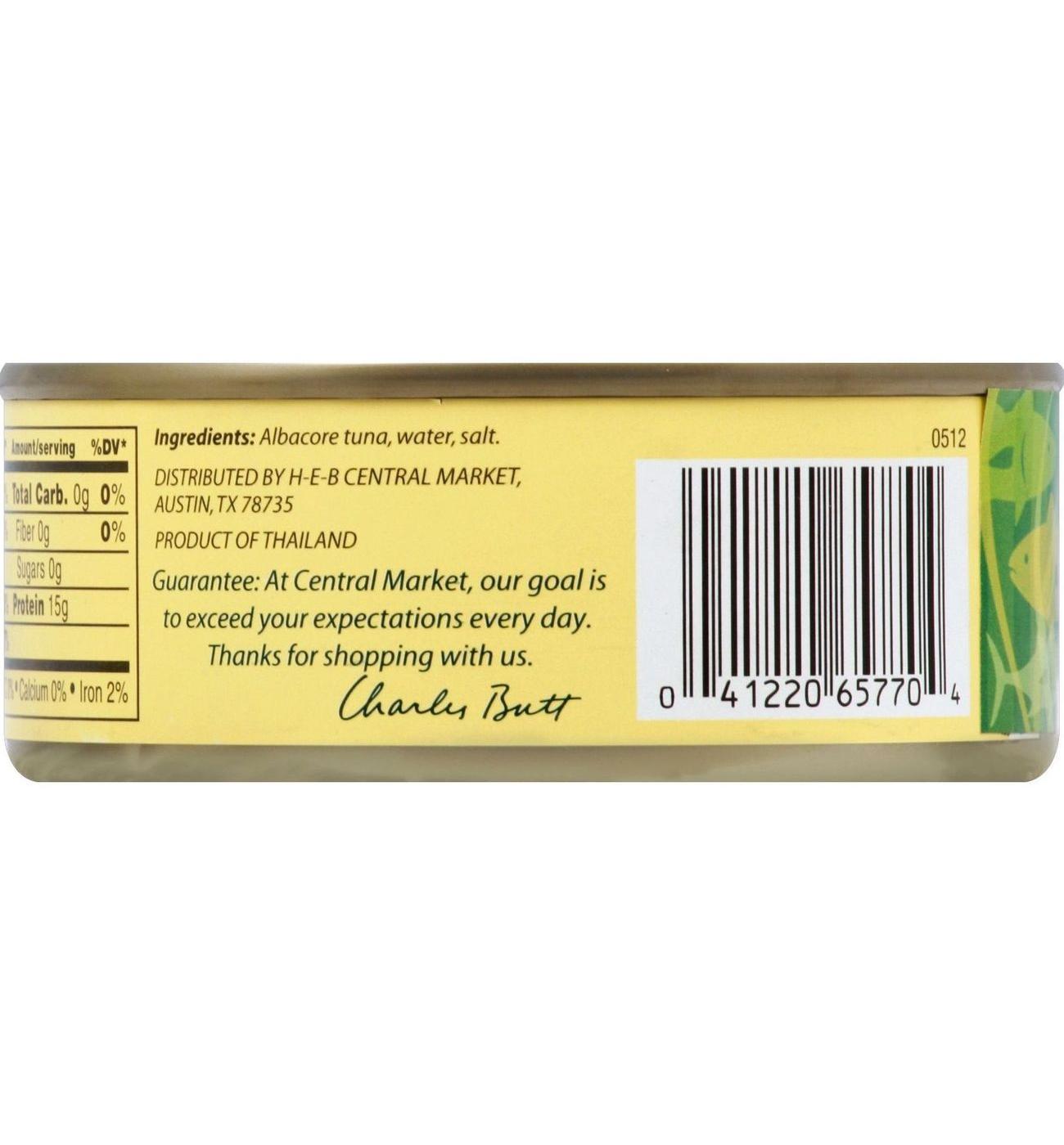 Central Market Solid White Albacore Tuna; image 3 of 6