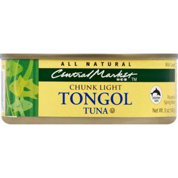 Central Market Chunk Light Tongol Tuna, 5 oz