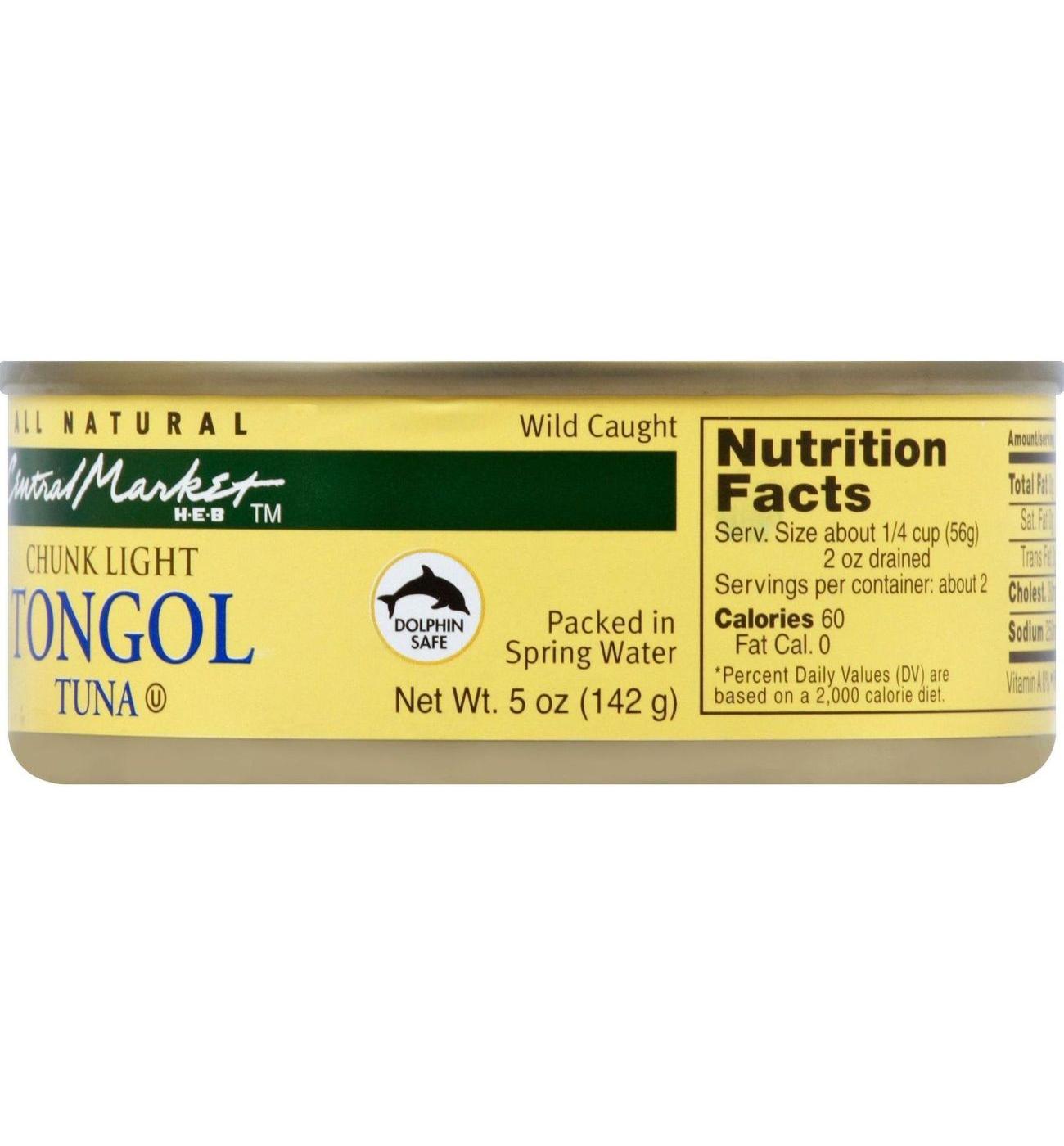 Central Market Chunk Light Tongol Tuna; image 2 of 6