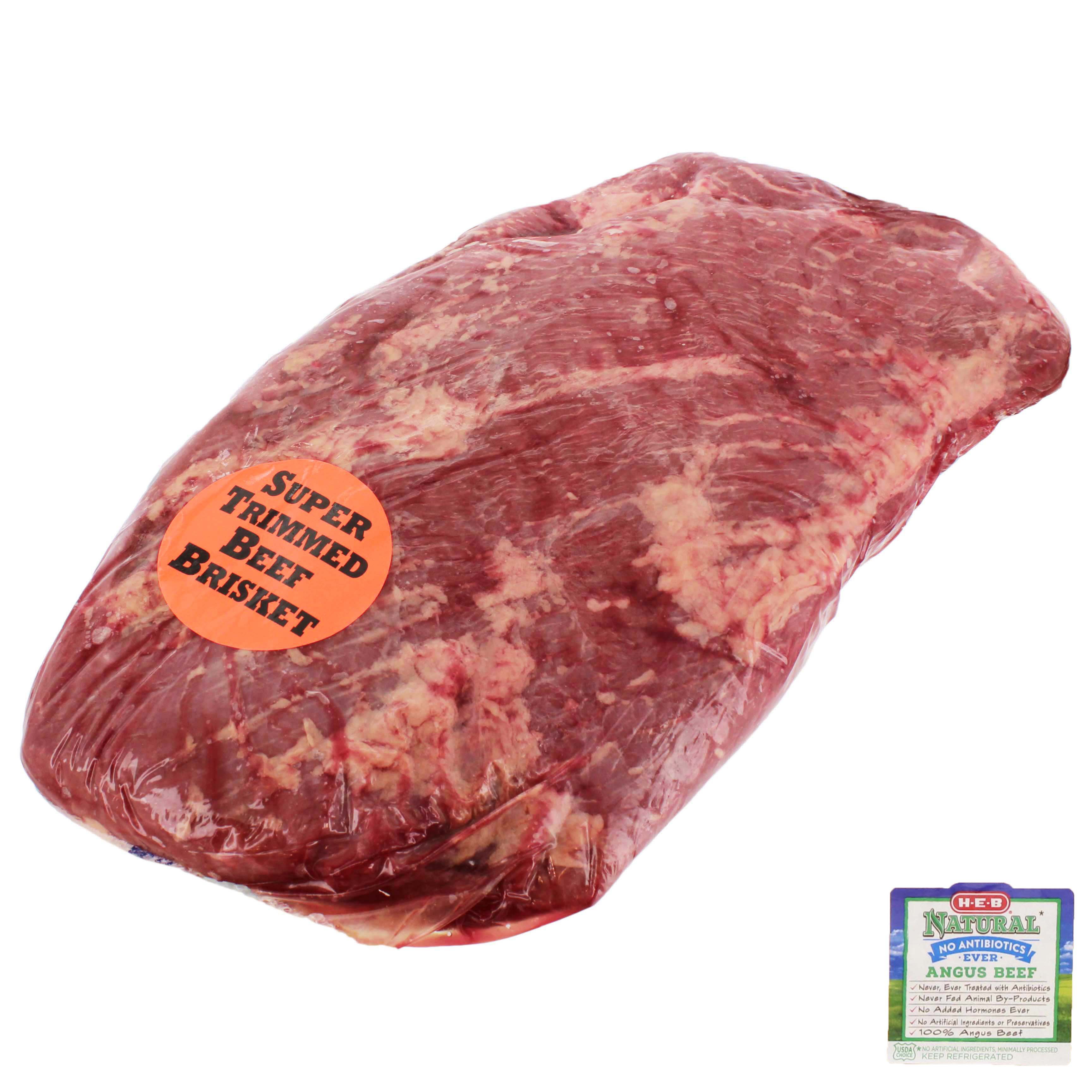 HEB Natural Beef Brisket Market Trim Shop Beef at HEB