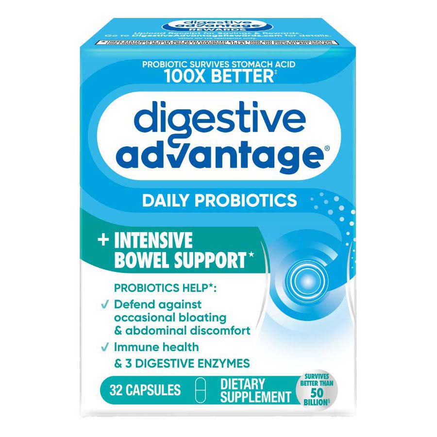 Digestive Advantage Intensive Bowel Support Capsules - Shop Digestion ...