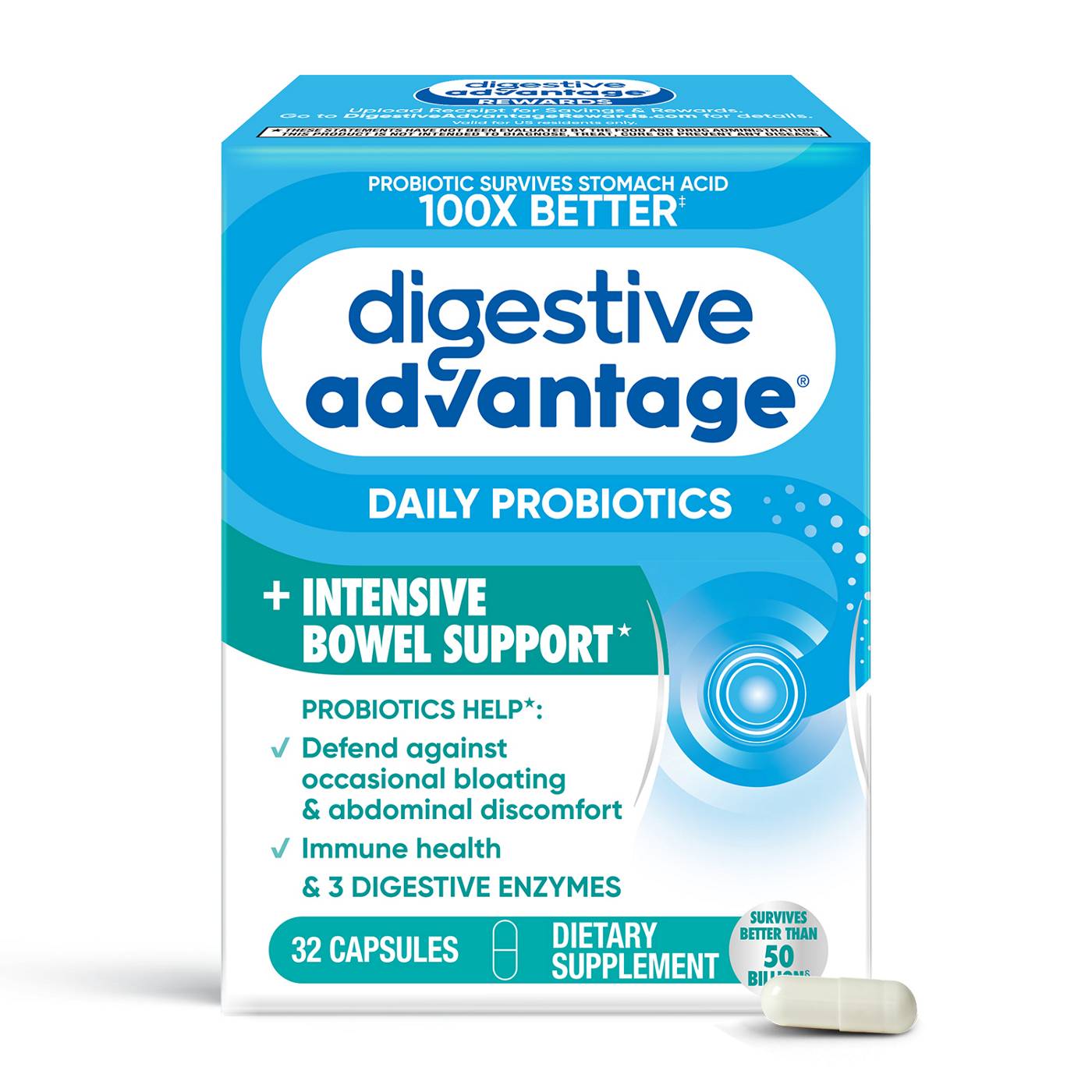 Digestive Advantage Intensive Bowel Support; image 1 of 3