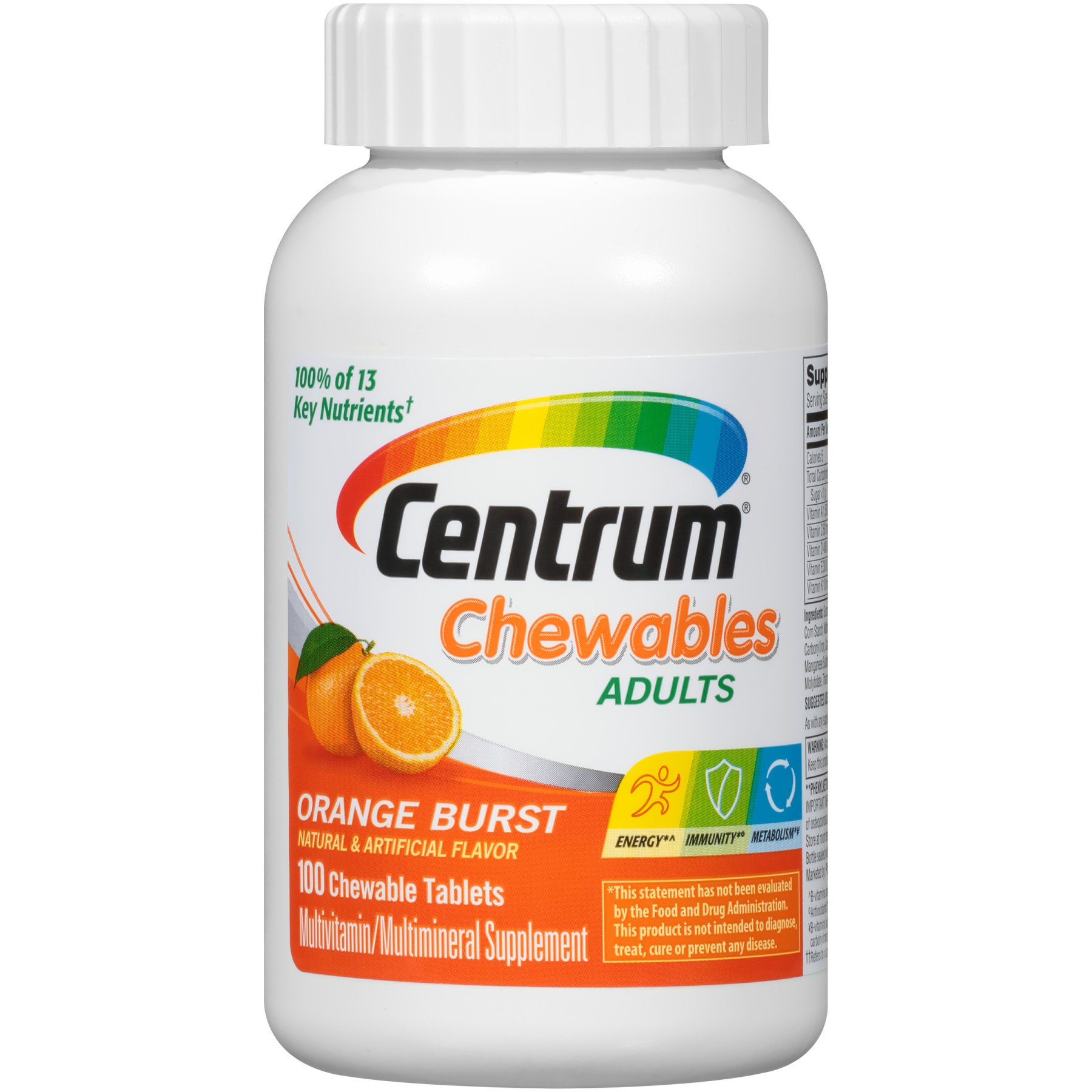 Centrum Adults Multivitamin Multimineral Supplement Fresh And Fruity 