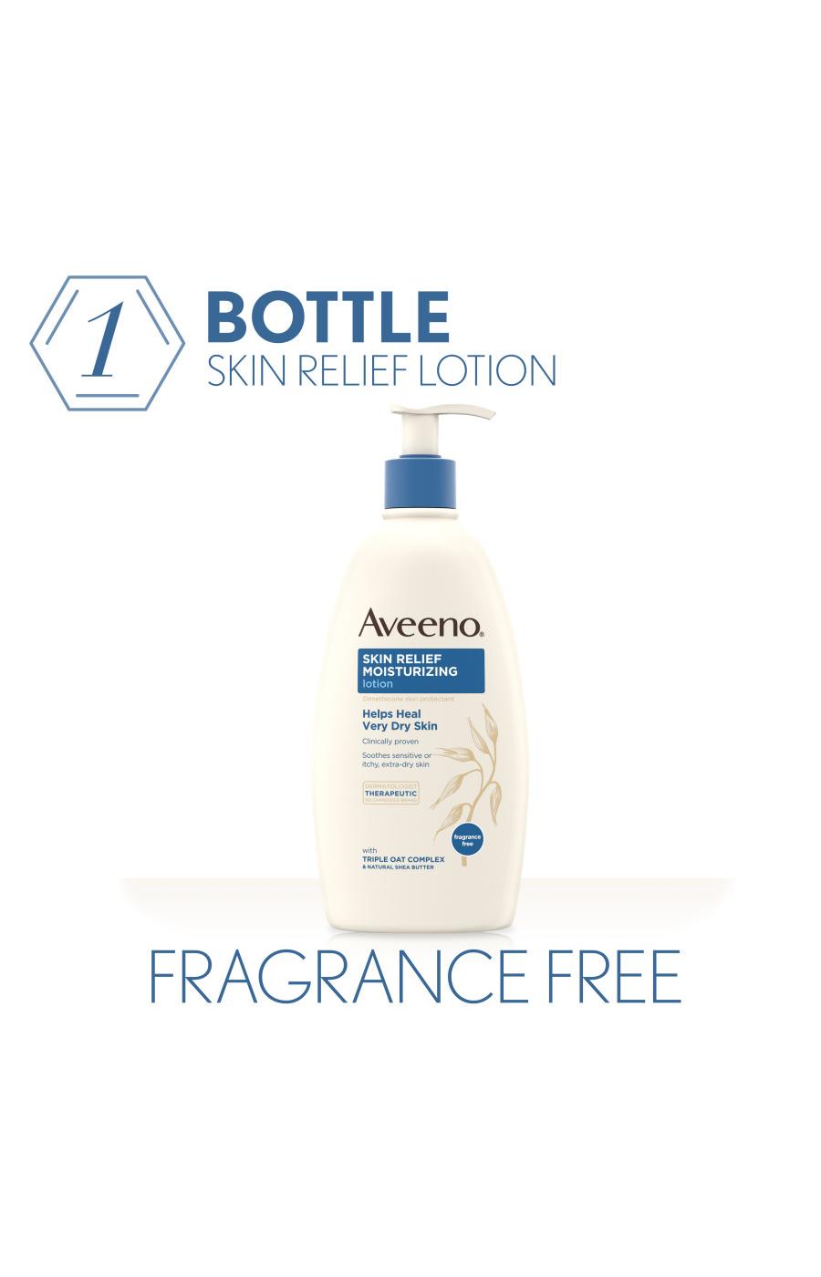 Aveeno Skin Relief Moisturizing Lotion - Fragrance Free; image 3 of 6