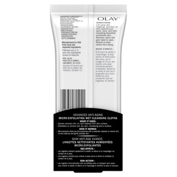 Olay Regenerist Micro-Exfoliating Wet Cleansing Cloths