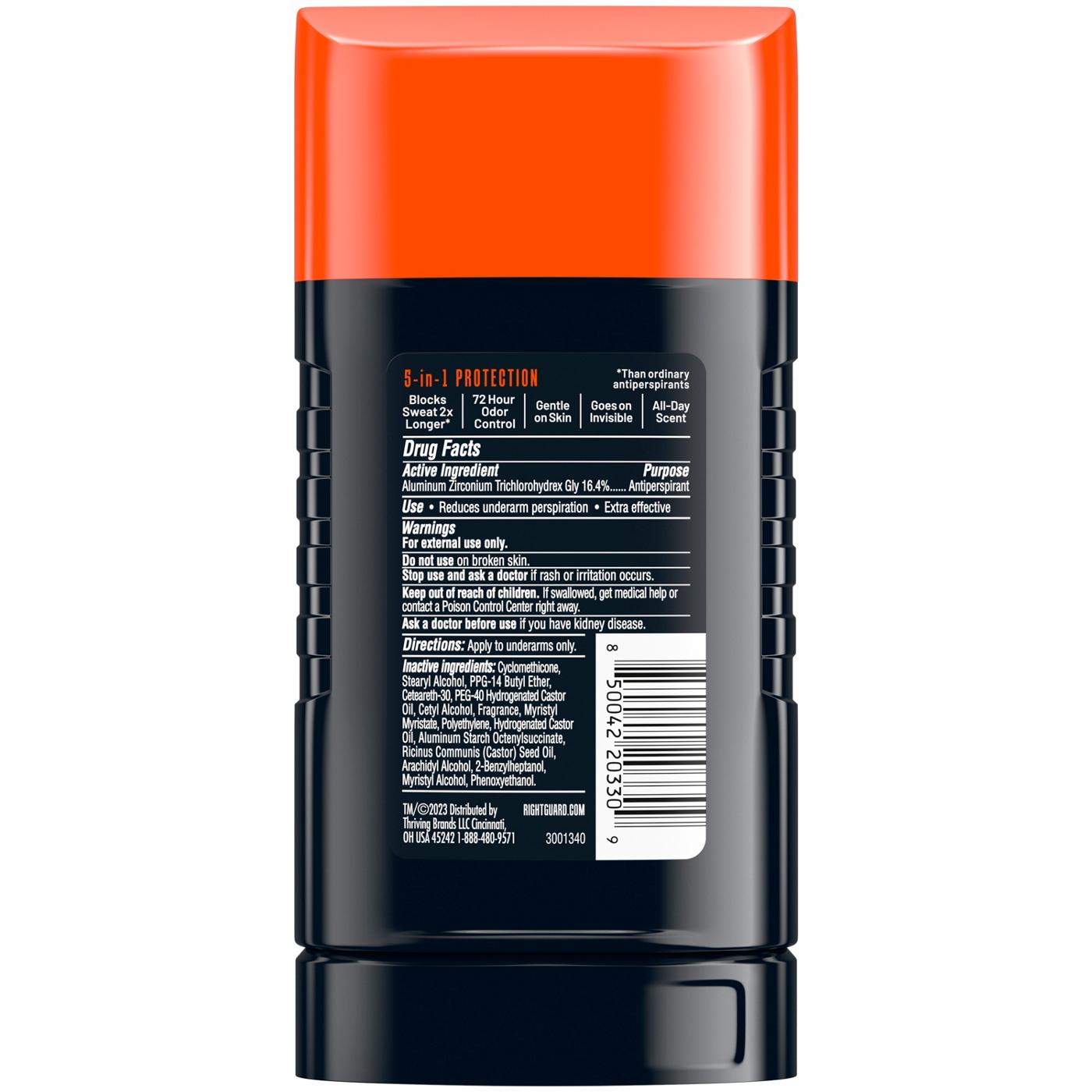 Right Guard Xtreme Defense Antiperspirant Deodorant Invisible Solid Stick - Fresh Blast; image 2 of 2