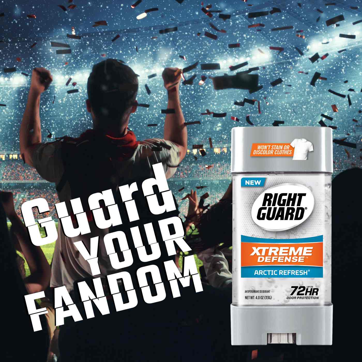 Right Guard Xtreme Defense Antiperspirant Deodorant Gel, Arctic Refresh; image 6 of 6
