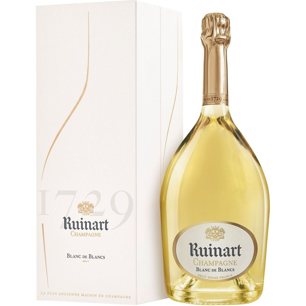 Ruinart Blanc De Blancs Brut Champagne France Sparkling Wine, 750