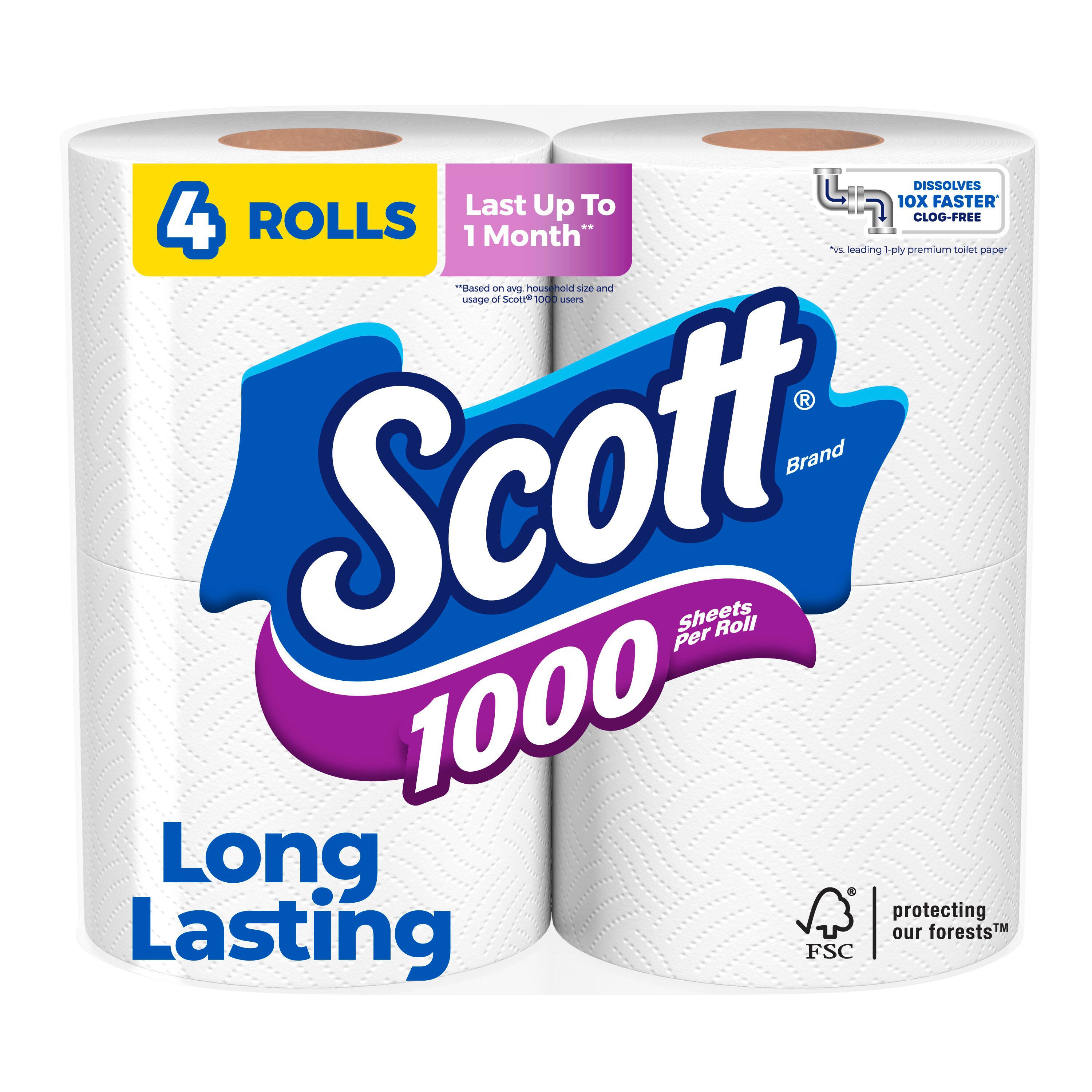 Paper Products Toilet Tissue Industrial & Scientific SepticSafe 36 Count SewerSafe Scott 1000