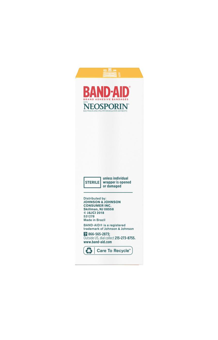 Band-Aid Adhesive Bandages Infection Defense With Neosporin, Assorted Sizes; image 4 of 7