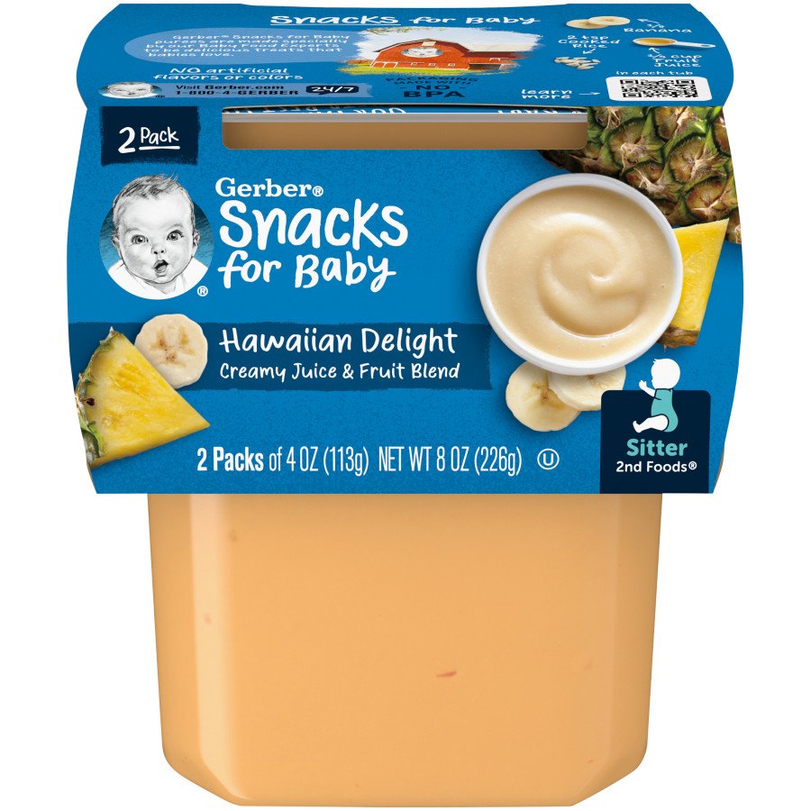 Gerber 2nd Foods Hawaiian Delight 2 pk - Shop Baby Food at H-E-B