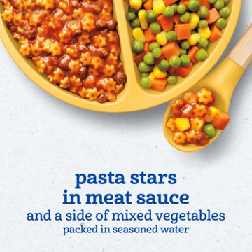 Gerber Mealtime for Toddler - Pasta Stars in Meat Sauce and a side of Green Beans, 6.8 oz