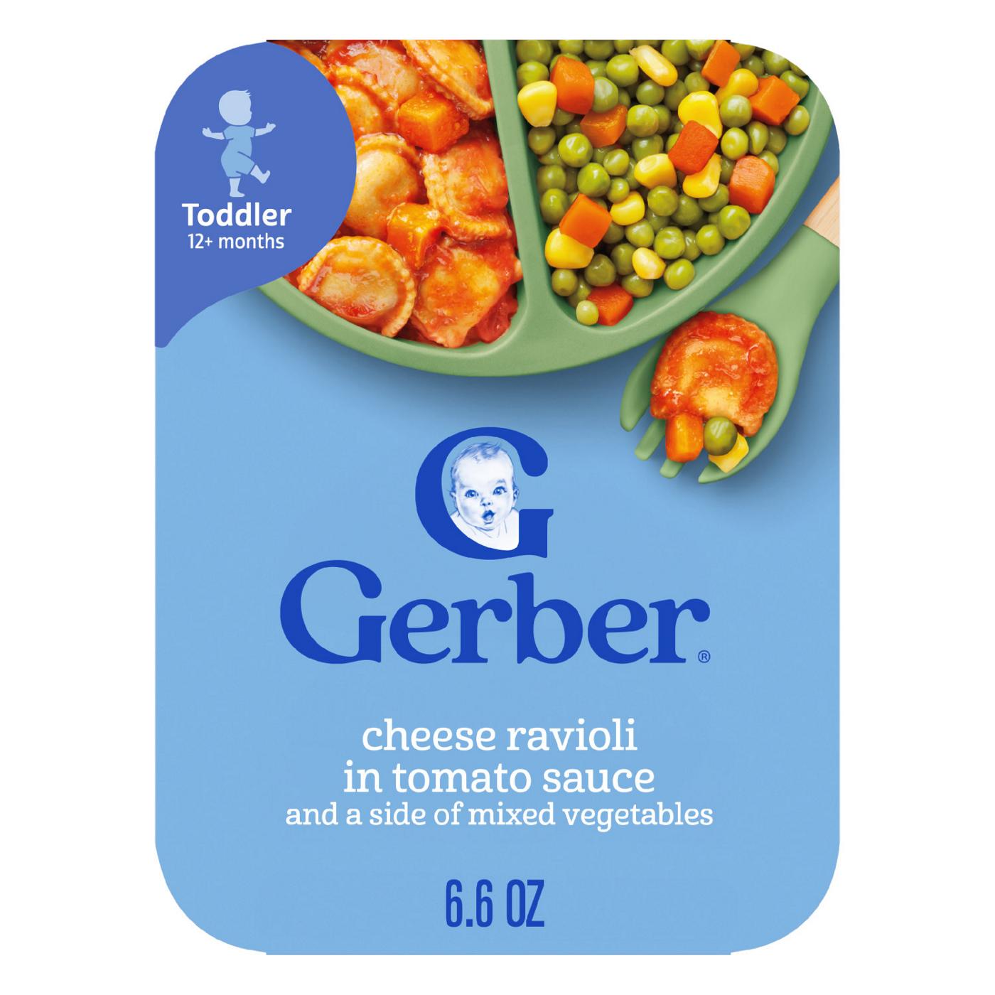 Gerber Mealtime for Toddler Cheese Ravioli in Tomato Sauce & Mixed